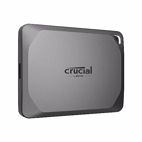 Crucial X9 Pro SSD 1TB Esterno Portatile, Fino a 1050 MB/s in lettura e scrittura, Resistenza ad acqua e polvere (IP55), Hard disk esterno SSD, USB-C 3.2 - CT1000X9PROSSD902