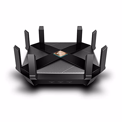 TP-Link Wi-Fi 6 Router Archer AX6000, Wi-Fi 802.11ax fino a 5952 Mbps, Porta WAN da 2.5 Gbps, 8 porte LAN Gigabit, 2 USB 3.0, Funziona con Alexa