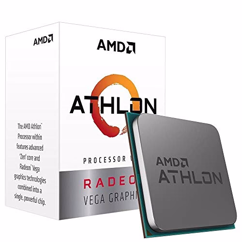 AMD Athlon 3000G Processore con grafica Radeon Vega 3 (2C/4T, orologio base da 3,5 GHz)