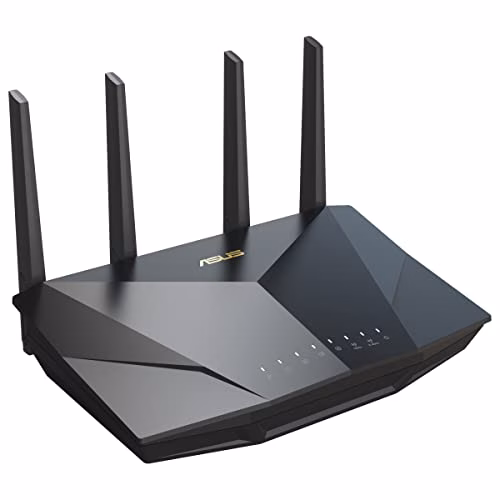 ASUS RT-AX5400 - Router estendibile dual-band AX5400 con tethering mobile 4G/5G tramite USB, Instant Guard, VPN integrata, controllo parentale, giochi e streaming, AiMesh, casa intelligente