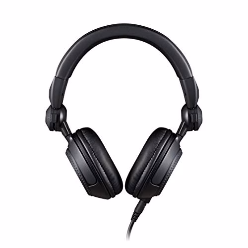 Technics Eah-Dj1200 Cuffie Stereo a Padiglione, Driver da 40 Mm, Braccio Mobile a 270°, Cavo di Bloccaggio Rimovibile, Resistenza, Pieghevoli, Nero, Taglia Unica