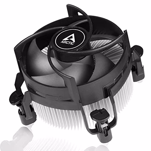 ARCTIC Alpine 17 CO - Dissipatore per CPU, Ventola PWM da 92 mm, Dissipatore di calore radiale,Top Blower, Intel LGA 1700, 4 pin, Cuscinetto a sfera per funzionamento continuo, 250-2700 RPM