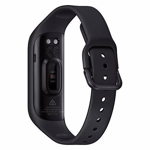 Samsung Galaxy Fit2 Nero con Accelerometro, Giroscopio, Monitoraggio Frequenza cardiaca, Tracker allenamento, Display 1.1" AMOLED, batteria 159 mAh [Versione Italiana]