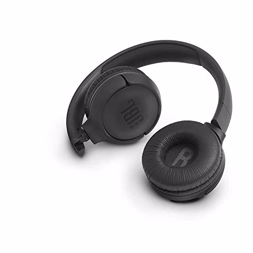 JBL Tune500BT Cuffie Wireless Sovraurali con funzione Multipoint e Ricarica veloce, Cuffie On-Ear Bluetooth con connessione a Siri e Google, Fino a 16h di Autonomia, Nero