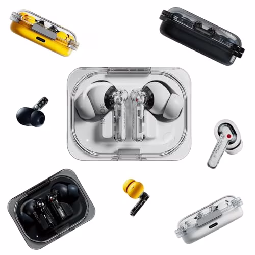 Nothing Ear (a) Cuffie bluetooth con Integrazione di ChatGPT, Cancellazione Attiva del Rumore fino a 45 dB, Audio Hi-Res con LDAC e fino a 42.5 ore di ascolto - Bianco