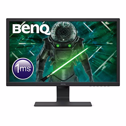 BenQ GL2480 Monitor da Gioco LED da 24 Pollici, FHD 1080p, Eye-Care, 1 ms, 75 Hz, Antiriflesso, HDMI, DVI