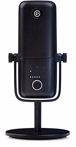 Elgato Wave Microfono Usb A Condensatore Per Streaming, Nero, 4 x 6.6 x 15.3 Cm