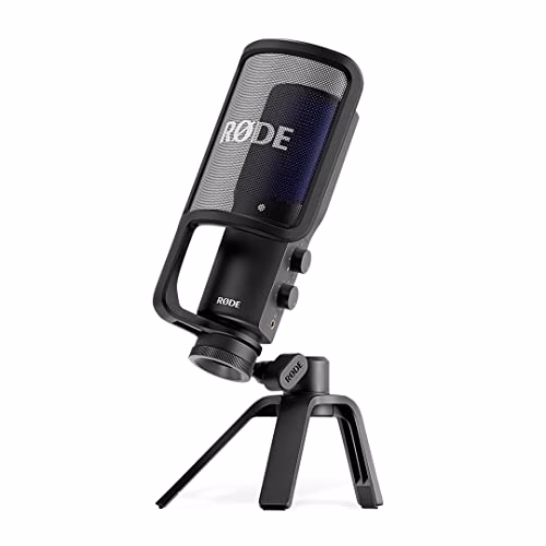 RØDE NT-USB+ Microfono USB di Qualità Professionale per la Registrazione di Audio Eccezionale Direttamente su Computer o Dispositivo Mobile