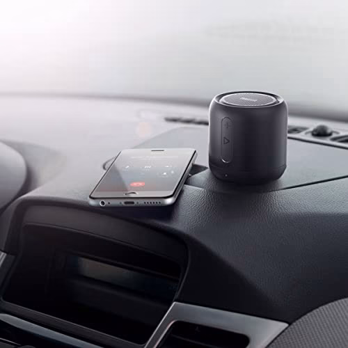 Anker Cassa Bluetooth Tascabile SoundCore Mini - Altoparlante Bluetooth Super-Portatile con Bassi Potenti, Raggio di Connessione Bluetooth e Guida Vocale per iPhone, iPad, Samsung, Huawei e Altri
