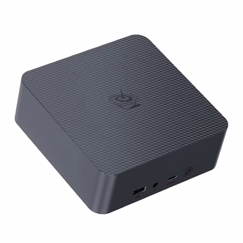Beelink EQR7 Mini PC Windows 11 Pro, AMD Ryzen 5 7535U (6C/12T fino a 4,55Ghz), 32GB LPDDR5 RAM 1TB PCIe4.0 SSD Mini Computer, WiFi6, BT5.2, Dual HDMI, Dual 1000M LAN, USB3, Type-C