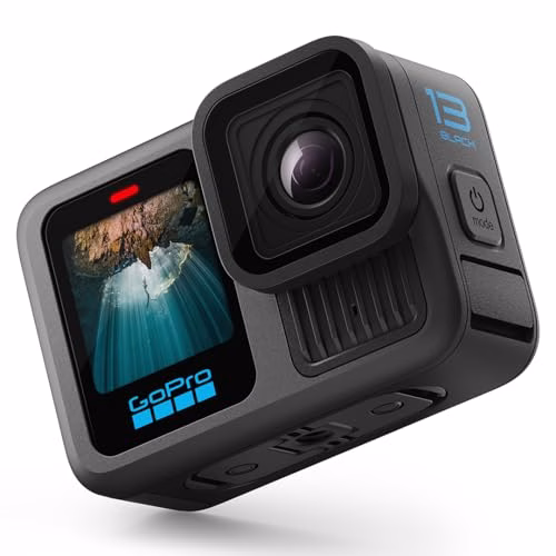 GoPro HERO13 - Action camera impermeabile con video 5.3K60, foto da 27 MP + compatibilità con obiettivi serie HB