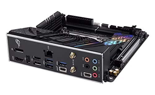 ASUS ROG STRIX B760-I GAMING WIFI Intel® B760 LGA 1700 Scheda madre mini-ITX, DDR5, PCIe 5.0 x16 SafeSlot, 2 slot PCIe 4.0 M.2, 2.5G Ethernet, USB 3.2 Gen 2x2 Type-C®, AEMP II, Aura Sync RGB