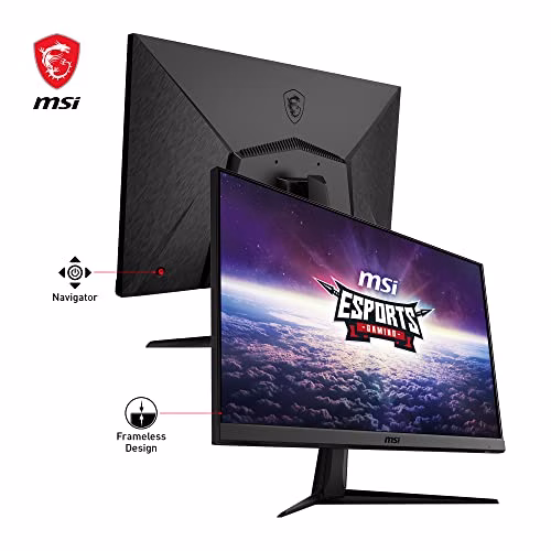 MSI G2712 Monitor Gaming 27" FHD IPS (1920x1080), 170 Hz, 1ms, FreeSync Premium, Night Vision, Anti-Flicker & Less Blue Light - DP 1.2a, HDMI 1.4b, VESA 100x100