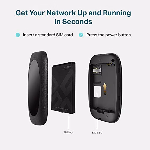 TP-Link M7200 Mobile Router Hotspot Portatile, Saponetta Wifi 4G LTE Cat4 150 Mbps, Vincitore del Premio Red Dot Design, Può Essere Utilizzato in Tutti i Paesi Europei, Batteria da 2000mAh