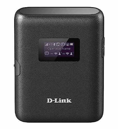 D-Link DWR-933 Hotspot Wi-Fi Cat 6 4G/LTE-Avanzato, 300 Mbps, portatile, alimentato a batteria fino a 14 ore, wireless AC1200 dual-band, sbloccato
