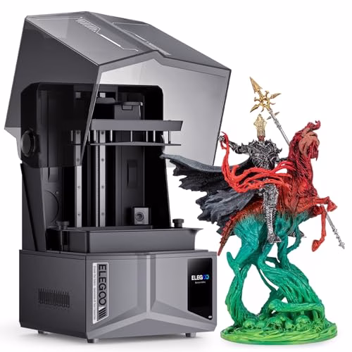 ELEGOO Saturn 4 Ultra Stampante 3D in Resina MSLA 12K, Livellamento Automatico, Stampa 3D Veloce a 150 mm/h, Telecamera AI, Stampa Cluster WiFi, Grandi Dimensioni di Stampa 218,88 * 122,88 * 220mm³