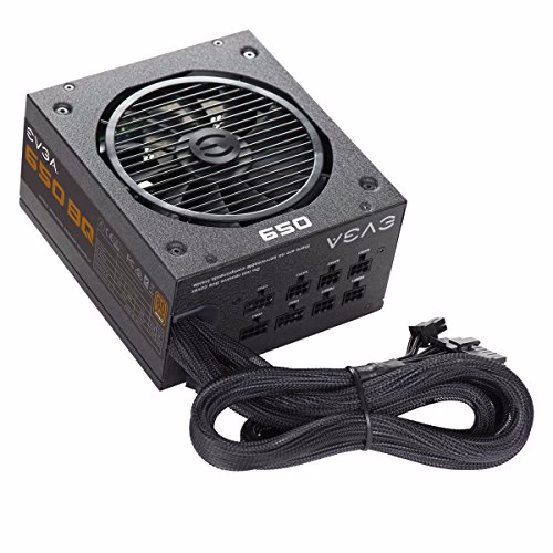 EVGA 650 BQ, 80+ BRONZE 650W, Semi Modulare, Include FREE Power On Self Tester, Alimentatore 110-BQ-0650-V2