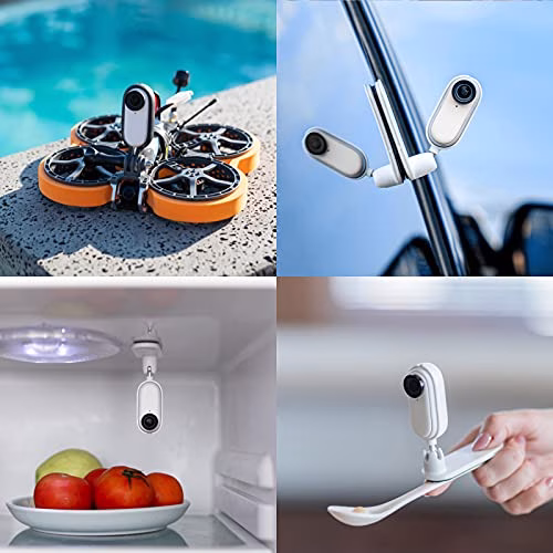 Insta360 GO 2 32GB - Piccola Videocamera d'azione, 27 gr, impermeabile, stabilizzazione, cattura POV, sensore da 1/2.3