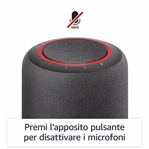 Echo Studio | Il nostro altoparlante Wi-Fi e Bluetooth con il migliore audio di sempre, con Dolby Atmos, audio spaziale, hub per Casa Intelligente e Alexa | Antracite