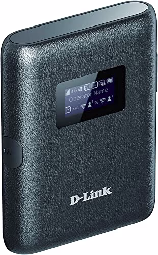 D-Link DWR-933 Hotspot Wi-Fi Cat 6 4G/LTE-Avanzato, 300 Mbps, portatile, alimentato a batteria fino a 14 ore, wireless AC1200 dual-band, sbloccato